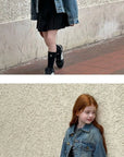 Little Foxx – Denim Washing Denim Jacket