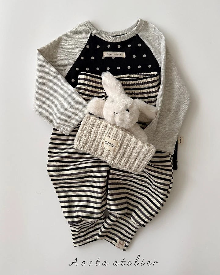 Little Foxx – Dot Raglan Tee