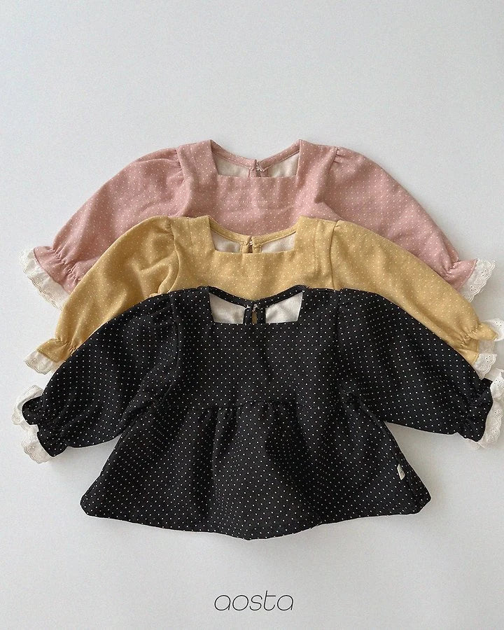 Little Foxx – Milk Dot Blouse