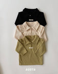 Little Foxx – Mulmul Collar Tee