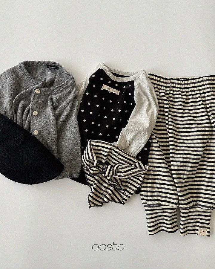 Little Foxx – Dot Raglan Tee