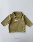 Little Foxx – Mulmul Collar Tee