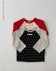 Little Foxx – Dot Raglan Tee