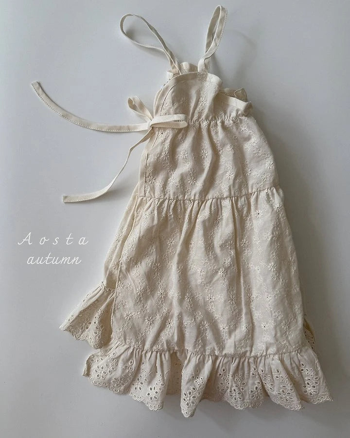 Little Foxx – Lace Cotton Open One-piece