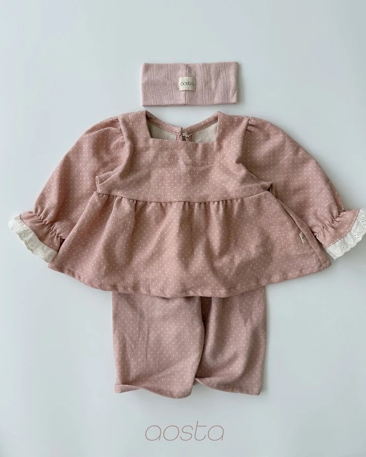 Little Foxx – Milk Dot Blouse