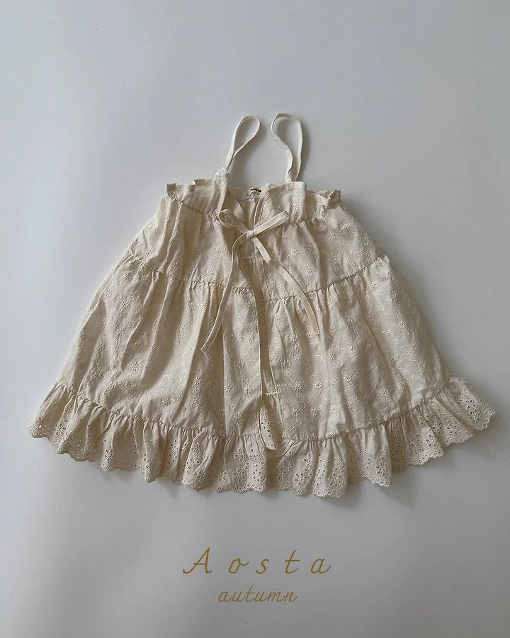 Little Foxx – Lace Cotton Open One-piece