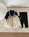Little Foxx – Lace Ribbon Open One-piece
