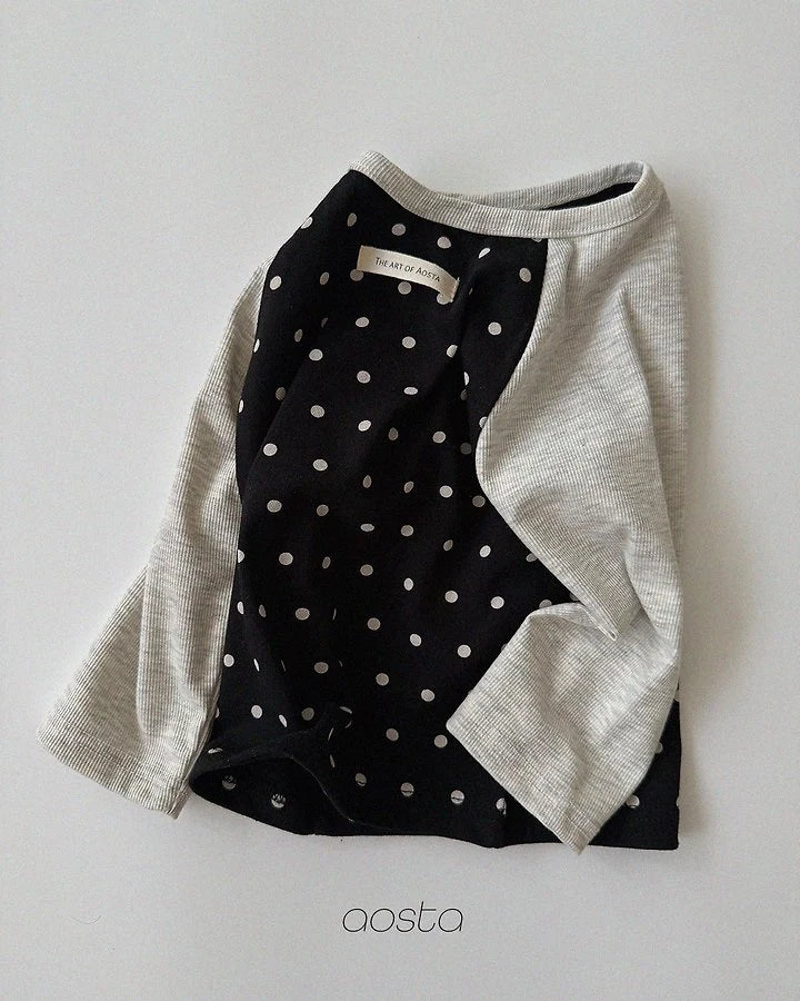 Little Foxx – Dot Raglan Tee