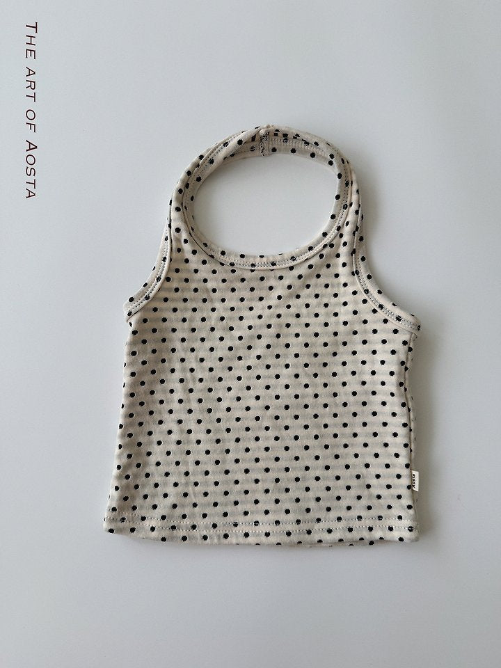 Little Foxx – Choco Chip Holter Neck Top