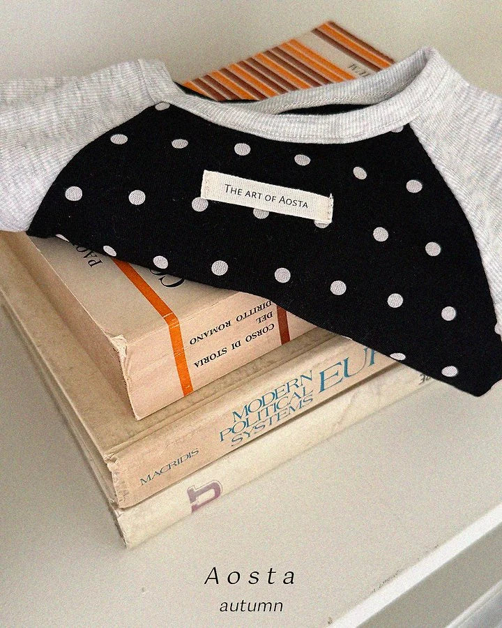 Little Foxx – Dot Raglan Tee