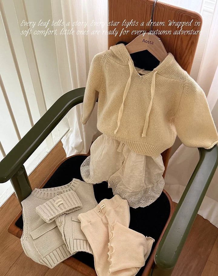 Little Foxx – Knit Cookie Hoodie