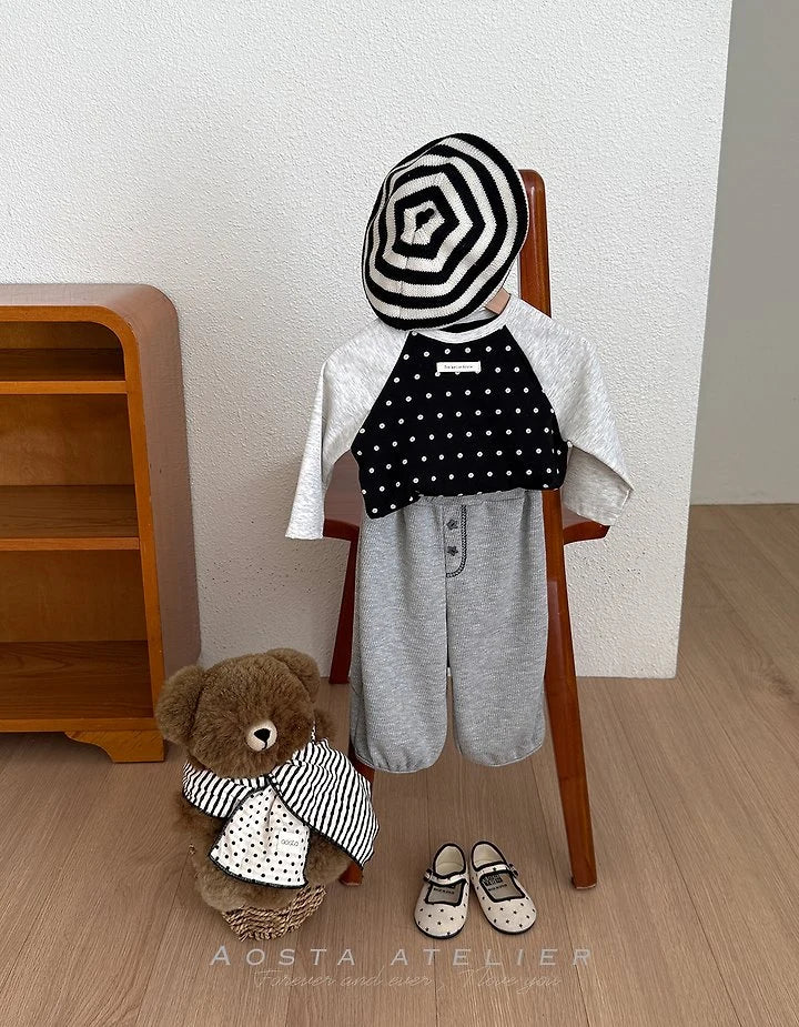 Little Foxx – Dot Raglan Tee