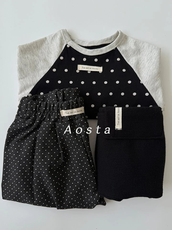 Little Foxx – Dot Raglan Tee