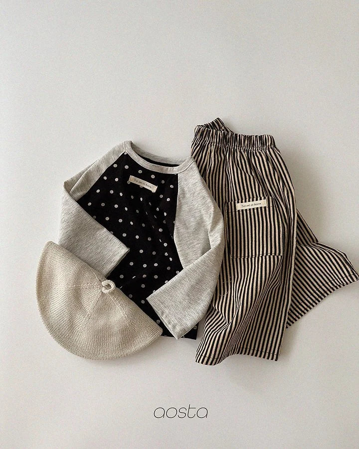 Little Foxx – Dot Raglan Tee