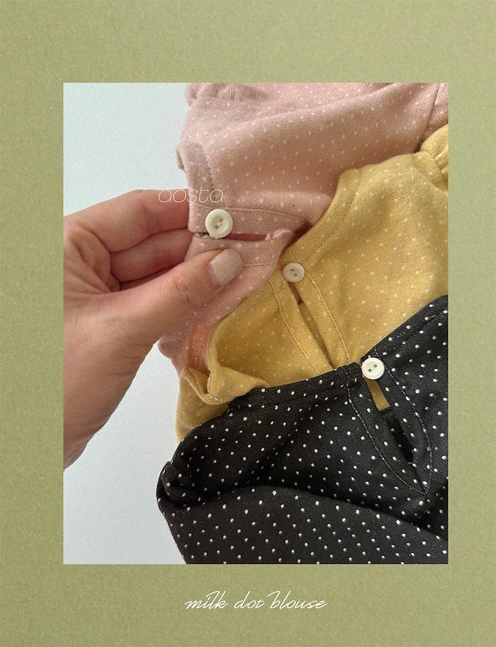 Little Foxx – Milk Dot Blouse
