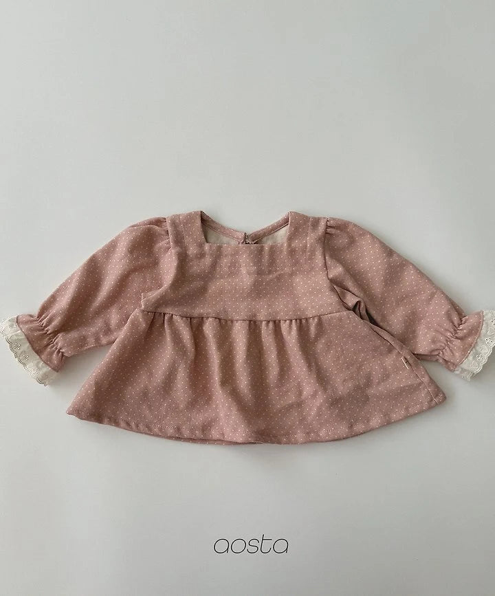Little Foxx – Milk Dot Blouse