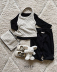Little Foxx – Choco Chip Holter Neck Top
