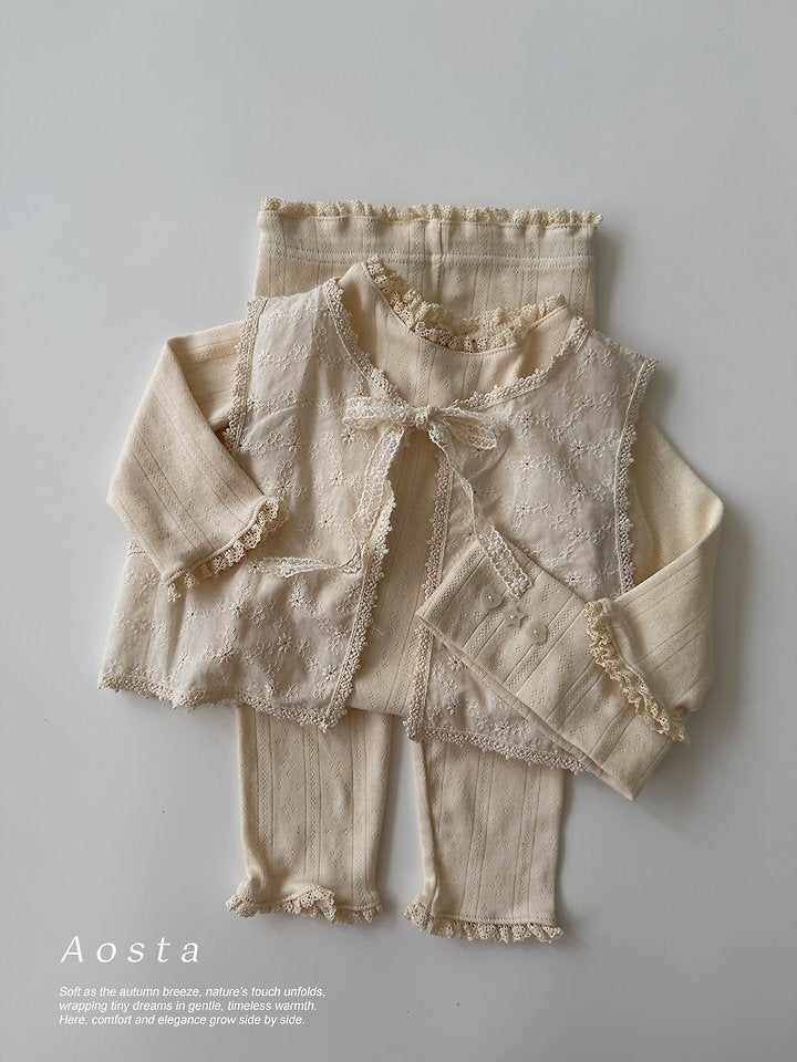 Little Foxx – Lace Open Vest
