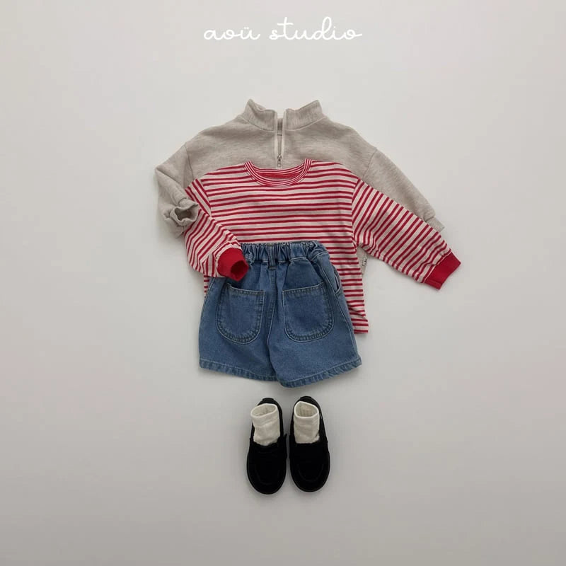 Little Foxx – Double Stripe Tee