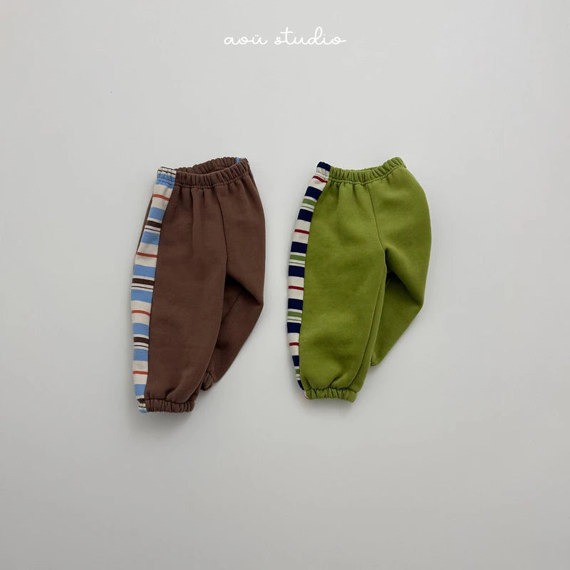 Little Foxx – Holly Striped Jogger Pants