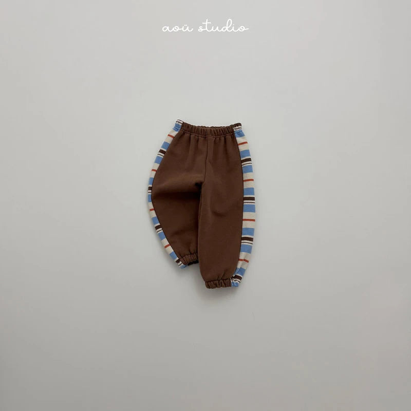 Little Foxx – Holly Striped Jogger Pants