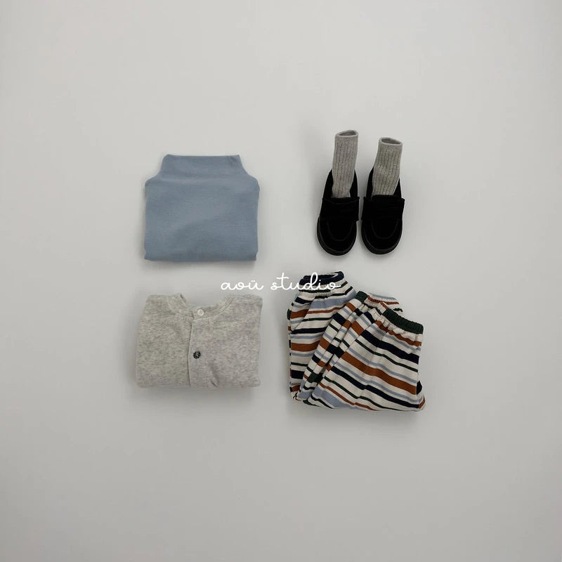 Little Foxx – Mozzi Striped Jogger Pants