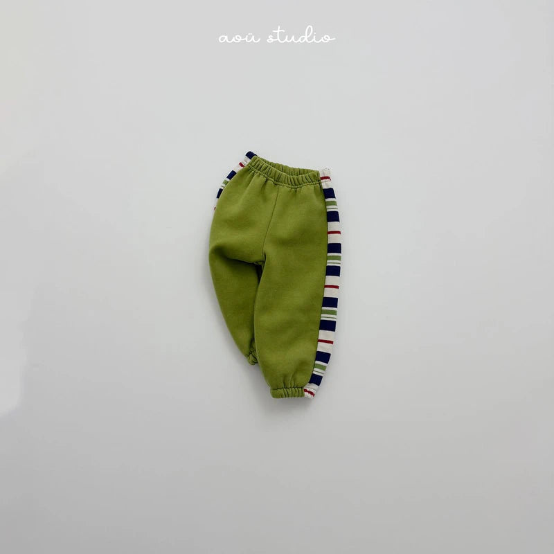 Little Foxx – Holly Striped Jogger Pants