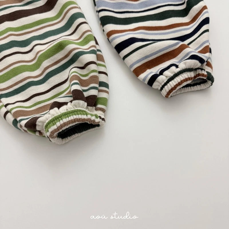 Little Foxx – Mozzi Striped Jogger Pants