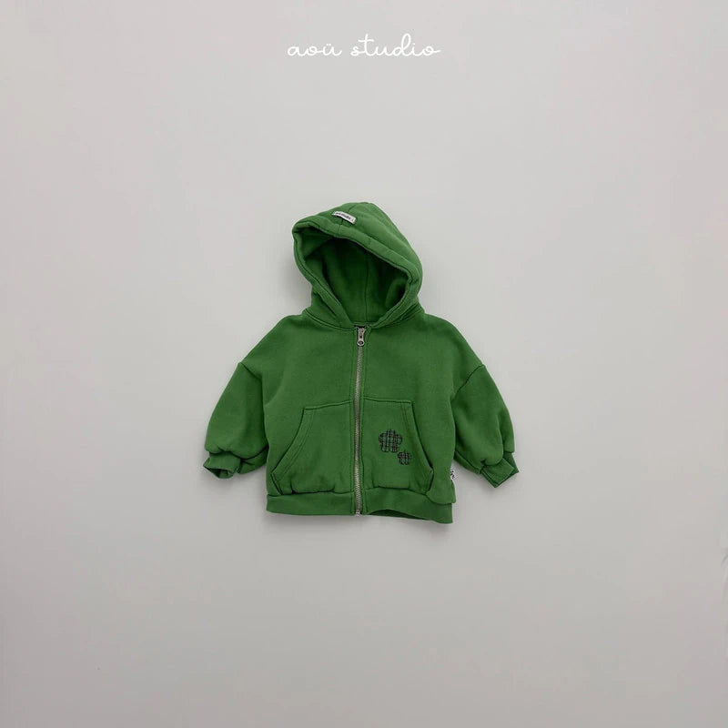 Little Foxx – Flower Hooded Zip-Up