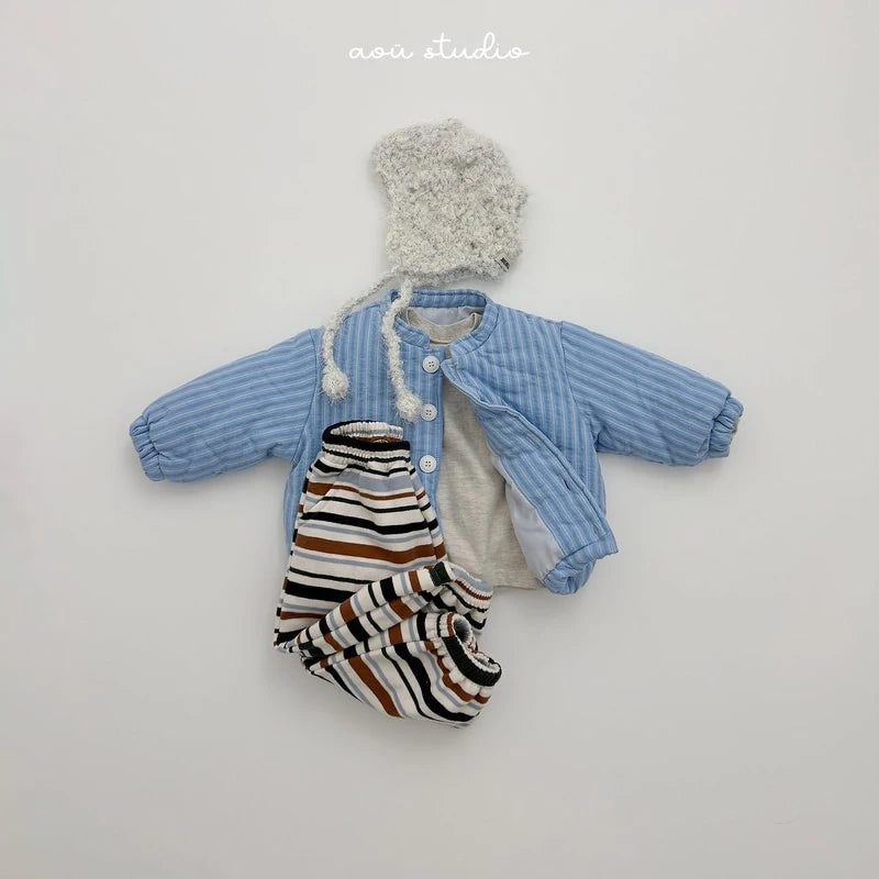 Little Foxx – Mozzi Striped Jogger Pants
