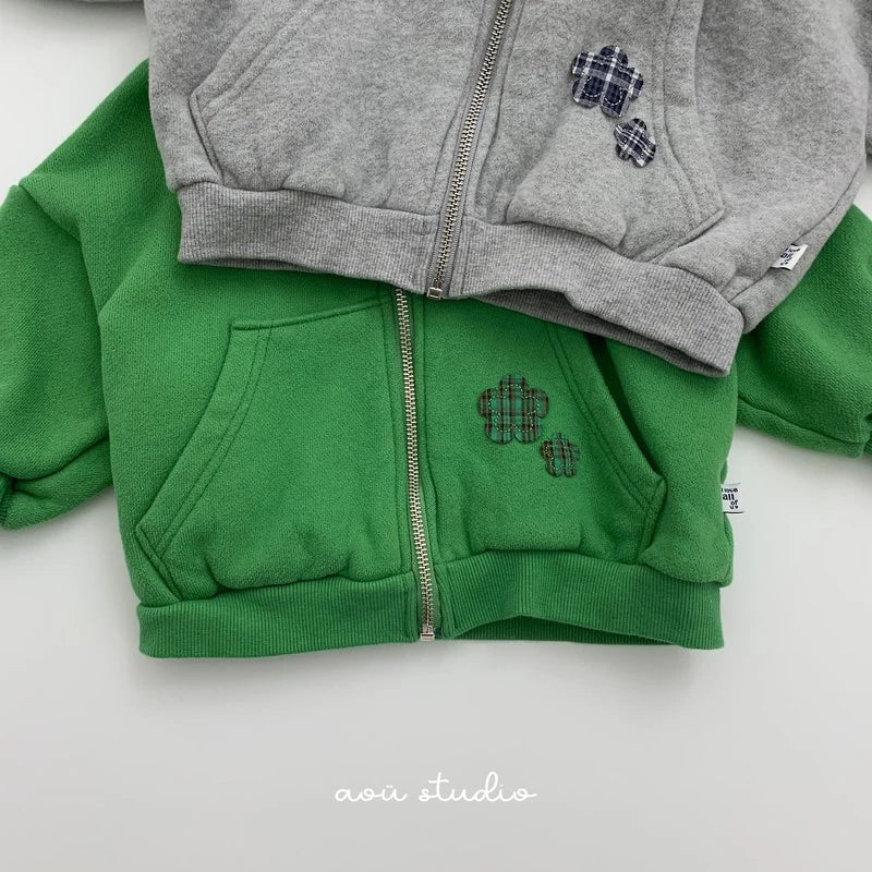 Little Foxx – Flower Hooded Zip-Up
