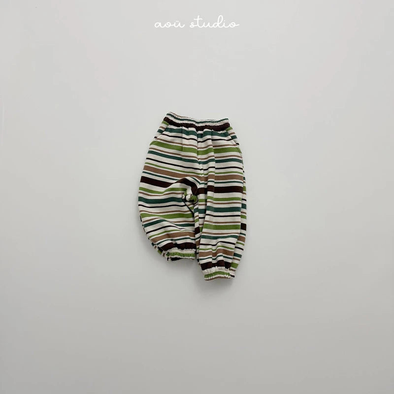 Little Foxx – Mozzi Striped Jogger Pants