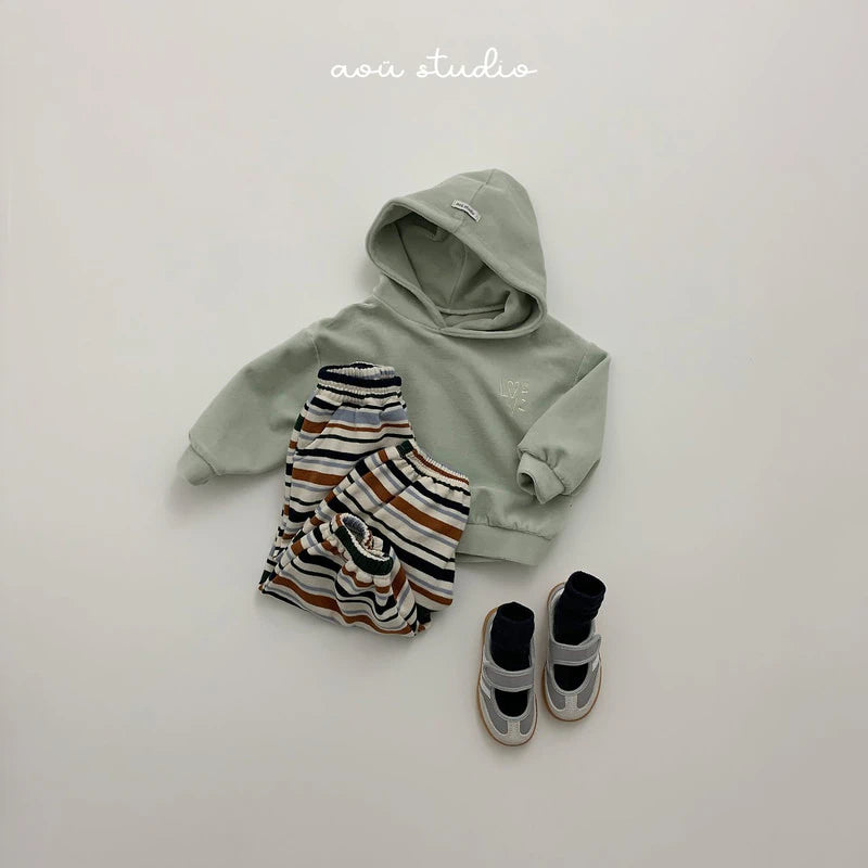 Little Foxx – Mozzi Striped Jogger Pants