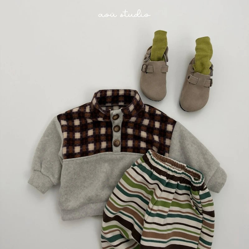 Little Foxx – Mozzi Striped Jogger Pants