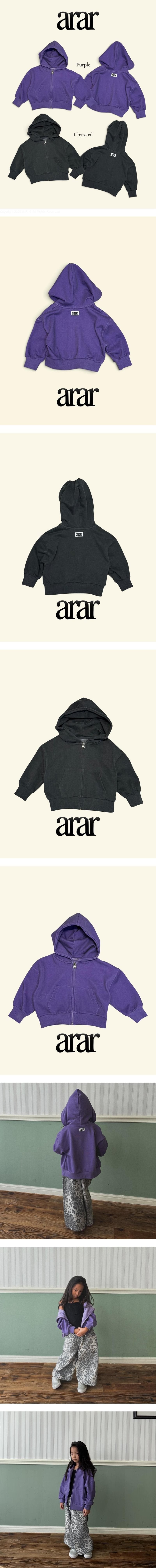 Little Foxx – Pigment Hood Zip-up