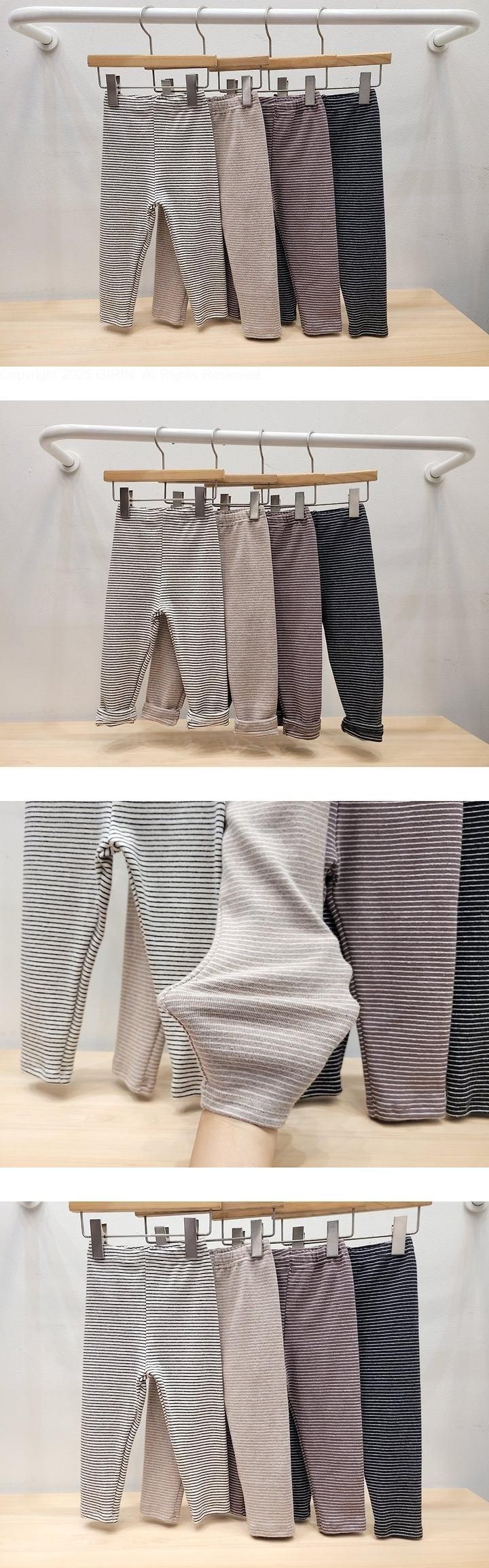 Little Foxx – Fleece Fine Striped Leggings