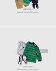 Little Foxx – Random Pigment Striped Sweatshirt