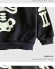 Little Foxx – Luminous Skull Hood Top & Bottom Set