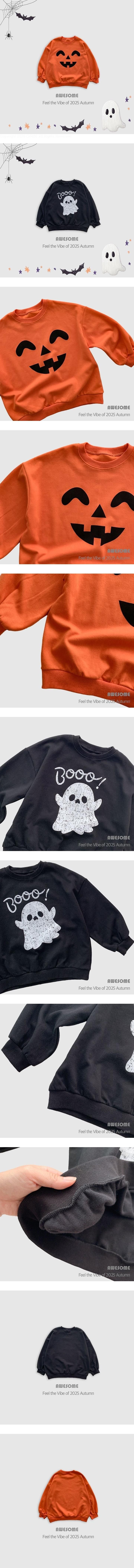 Little Foxx – Halloween Pumpkin Ghost Sweatshirt