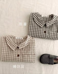 Kids Bunny Check Collar Shirt