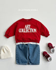 Art Embossed Sweatshirt
