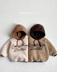 Shearling Hood Sweatshirt