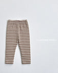 Ribbed Striped Leggings