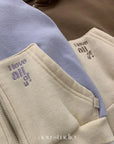 Melo Brushed Hoodie Zip-Up