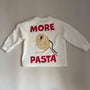 More Pasta Longsleeve – Shirt mit starkem Rückenprint