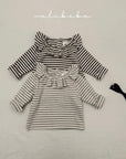 Kids Veronica Stripe Frill Tee