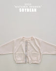Checked Button Cardigan