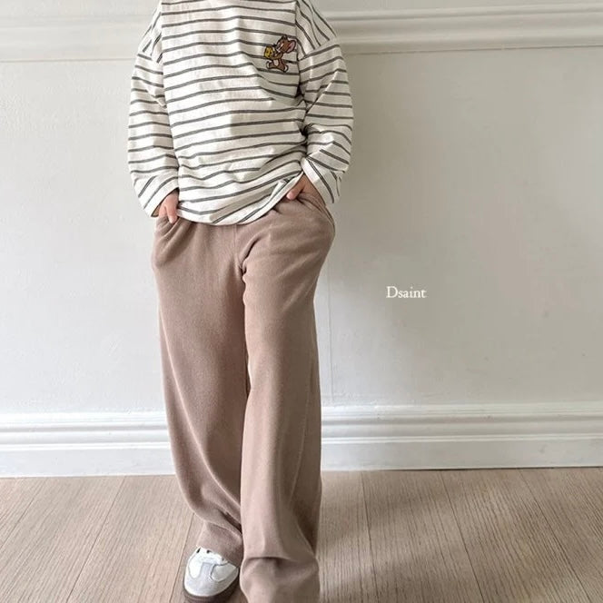Soft Feel Knit Wide Pants