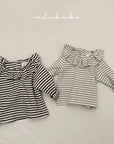 Kids Veronica Stripe Frill Tee