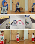 Santa Dino Raglan Tee